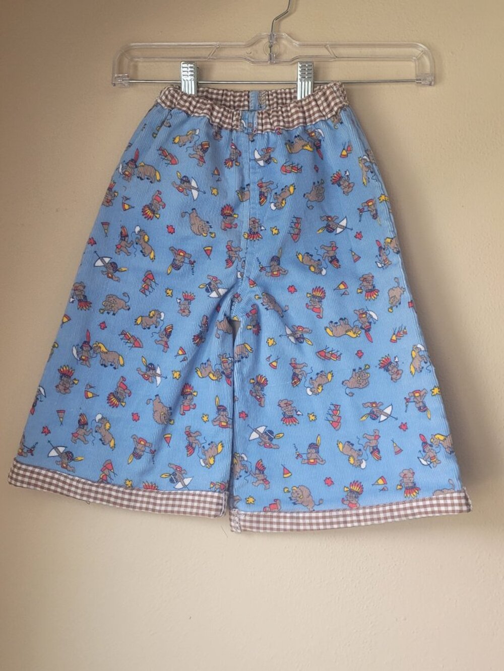 Handmade High Waist  Flare Children's Pants